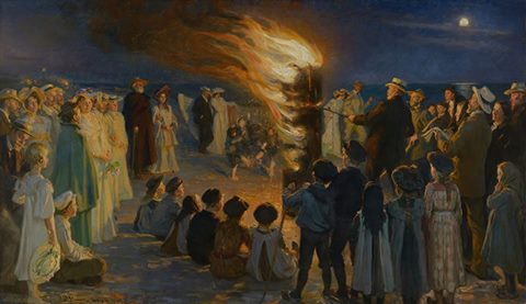 Krøyer Midsummer Eve Bonfire on Skagen Beach.jpg